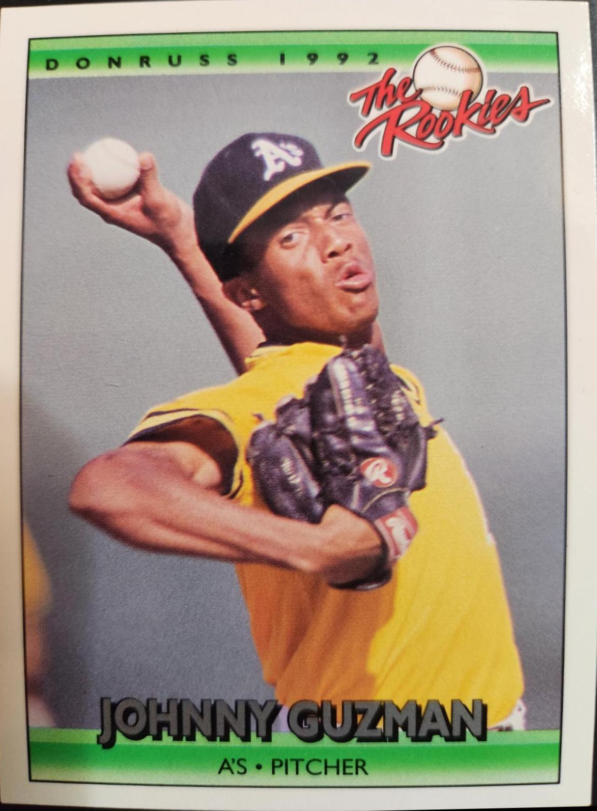 Johnny Guzman #47 Baseball Cards 1992 Panini Donruss Rookies