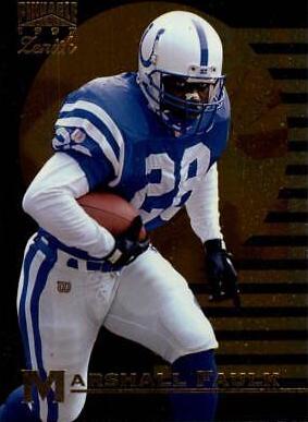 Marshall Faulk #14 Football Cards 1997 Zenith