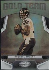 Russell Wilson #6 Football Cards 2016 Panini Certified Gold Team