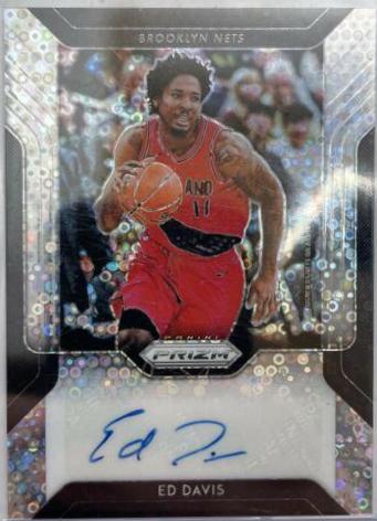 Ed Davis #FBEDV Basketball Cards 2018 Panini Prizm Fast Break Autographs
