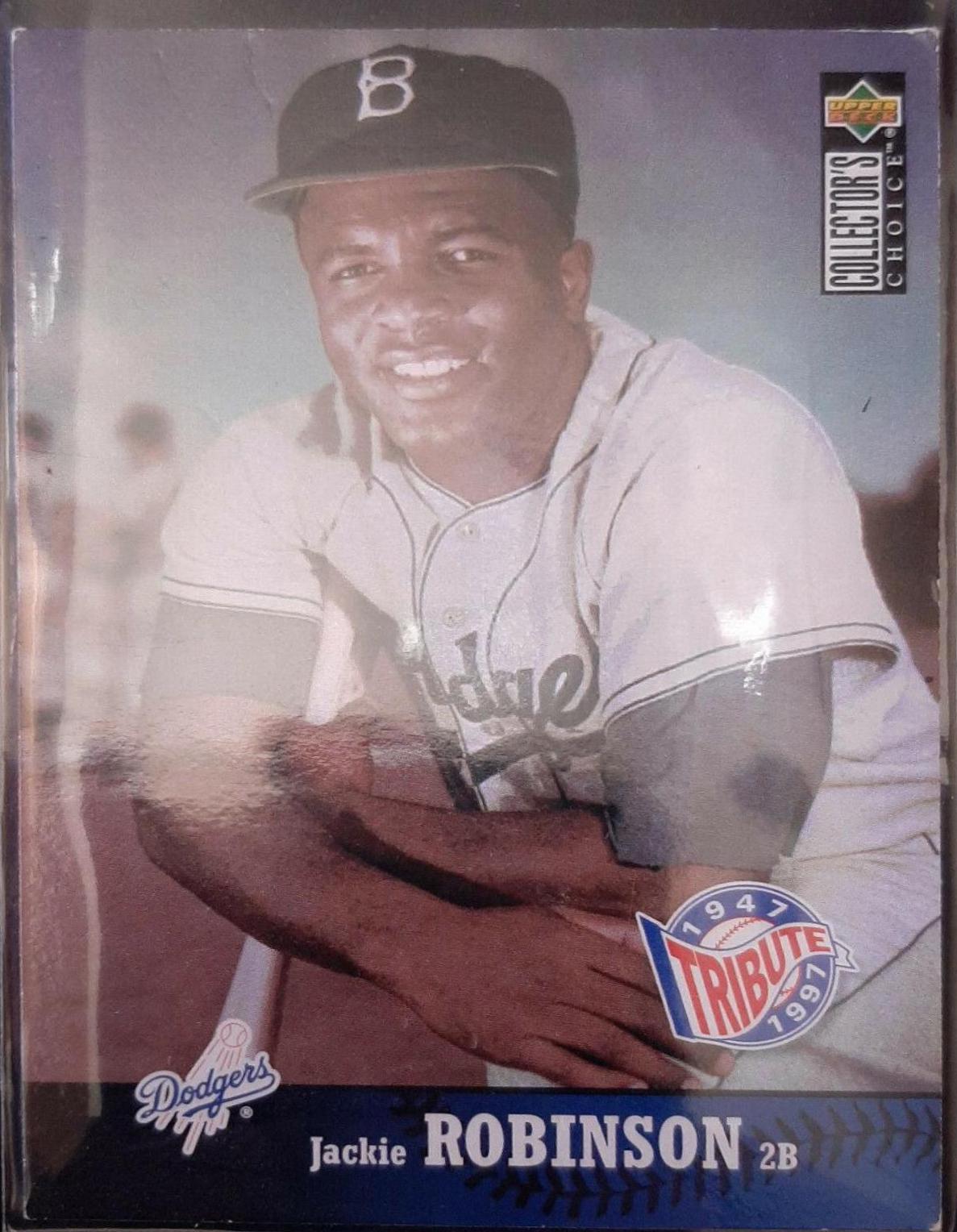 Jackie Robinson #55 Baseball Cards 1997 Collector's Choice