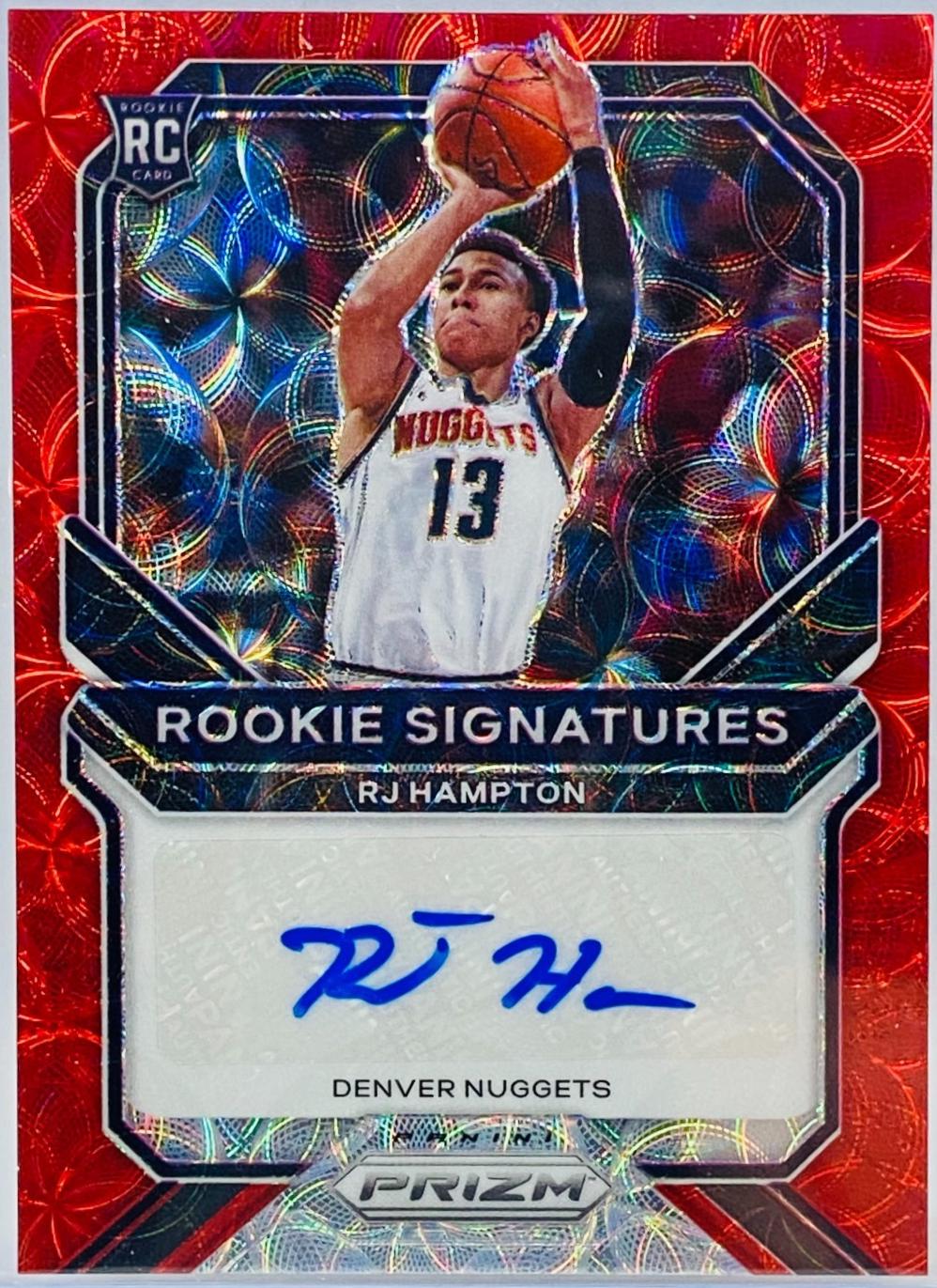 RJ Hampton [Black Prizm] #RS-RJH