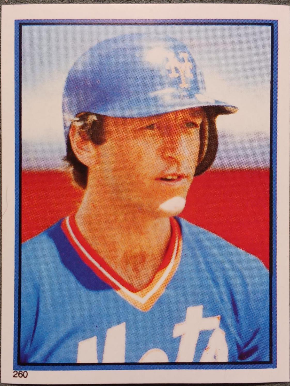 Bob Bailor #260 Baseball Cards 1983 Topps Stickers