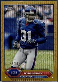 Jason Sehorn [Gold Wave Refractor] #45