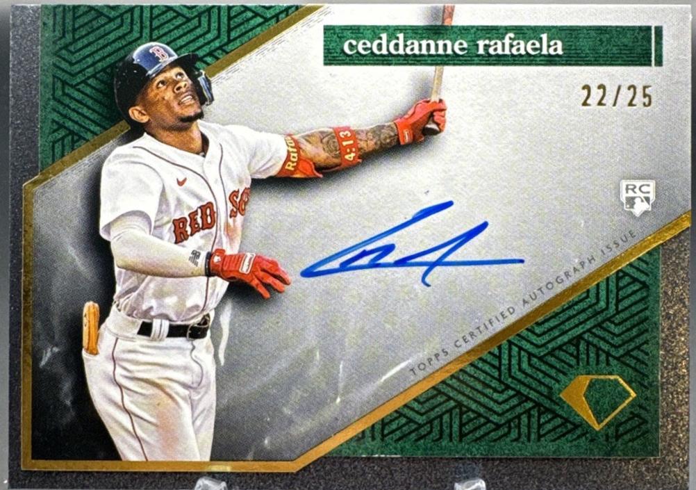 Ceddanne Rafaela #AC-CED Baseball Cards 2024 Topps Diamond Icons Autograph
