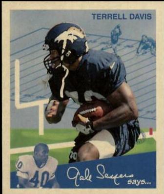 Terrell Davis #30 1997 Fleer Goudey II Football