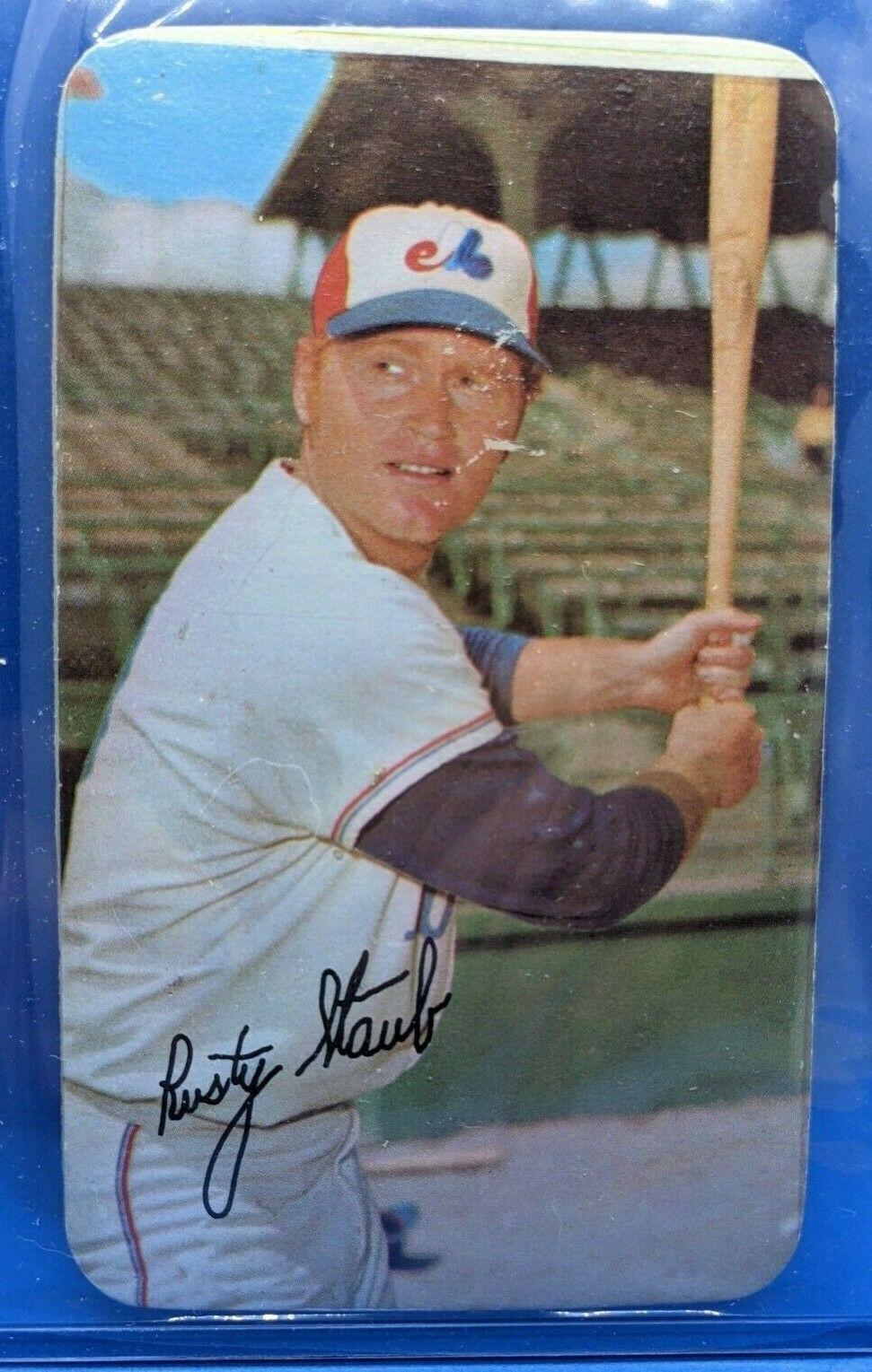 Rusty Staub #9 Baseball Cards 1971 Topps Super