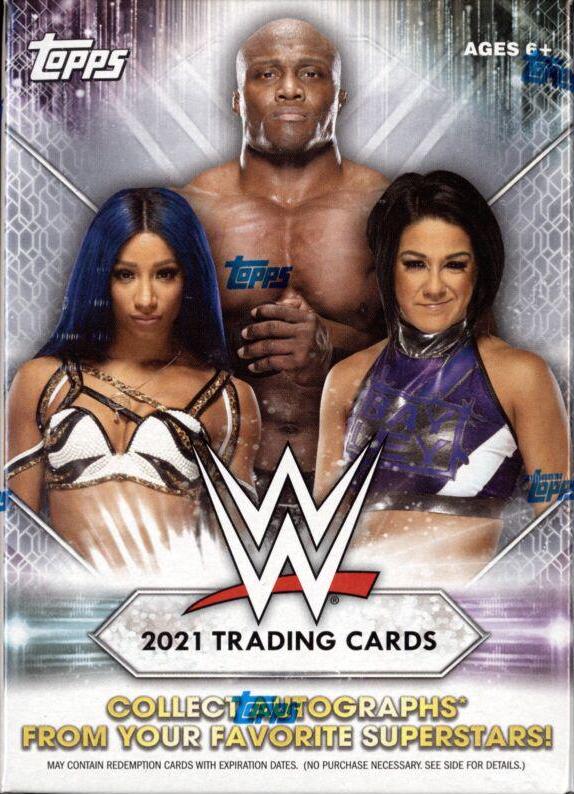 Blaster Box Wrestling Cards 2021 Topps WWE