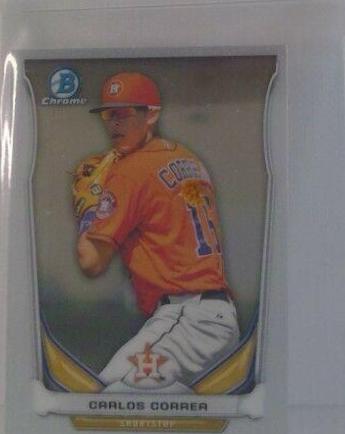 Carlos Correa #129 2014 Bowman Chrome Mini Baseball