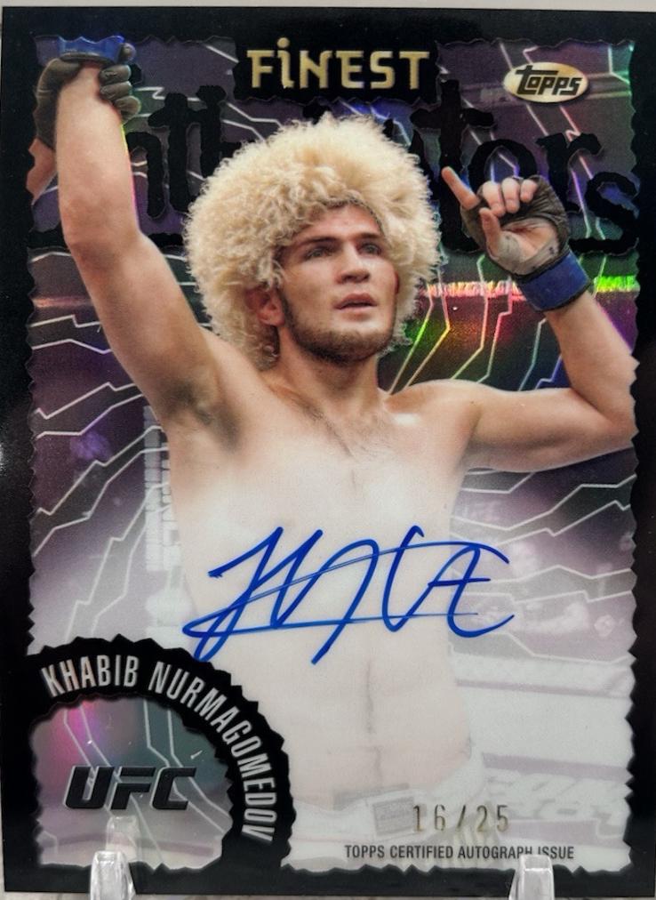 Khabib Nurmagomedov [Black Refractor] #IA-KNU Prices | 2024 Topps
