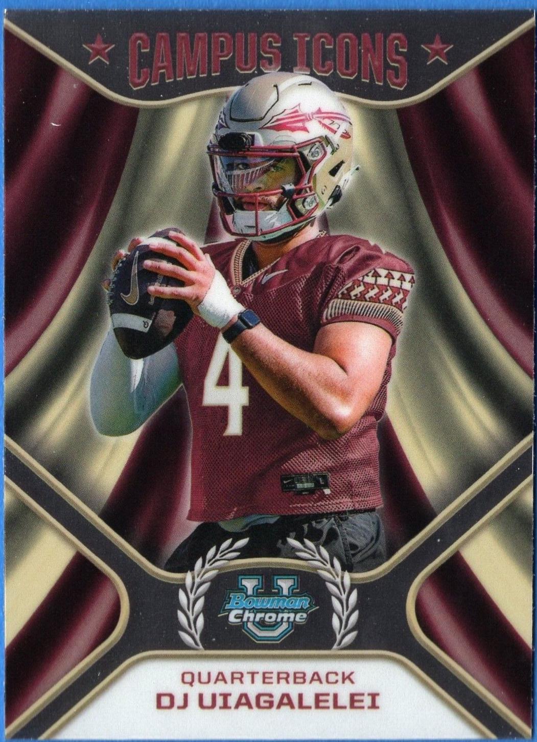 DJ Uiagalelei #CI-25 2024 Bowman Chrome University Campus Icon Football