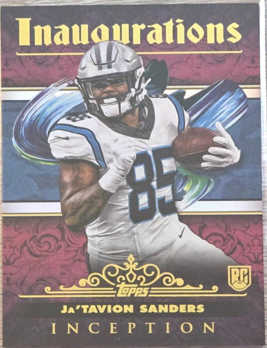 Ja'Tavion Sanders #I-20 Football Cards 2024 Topps Inception Inaugurations