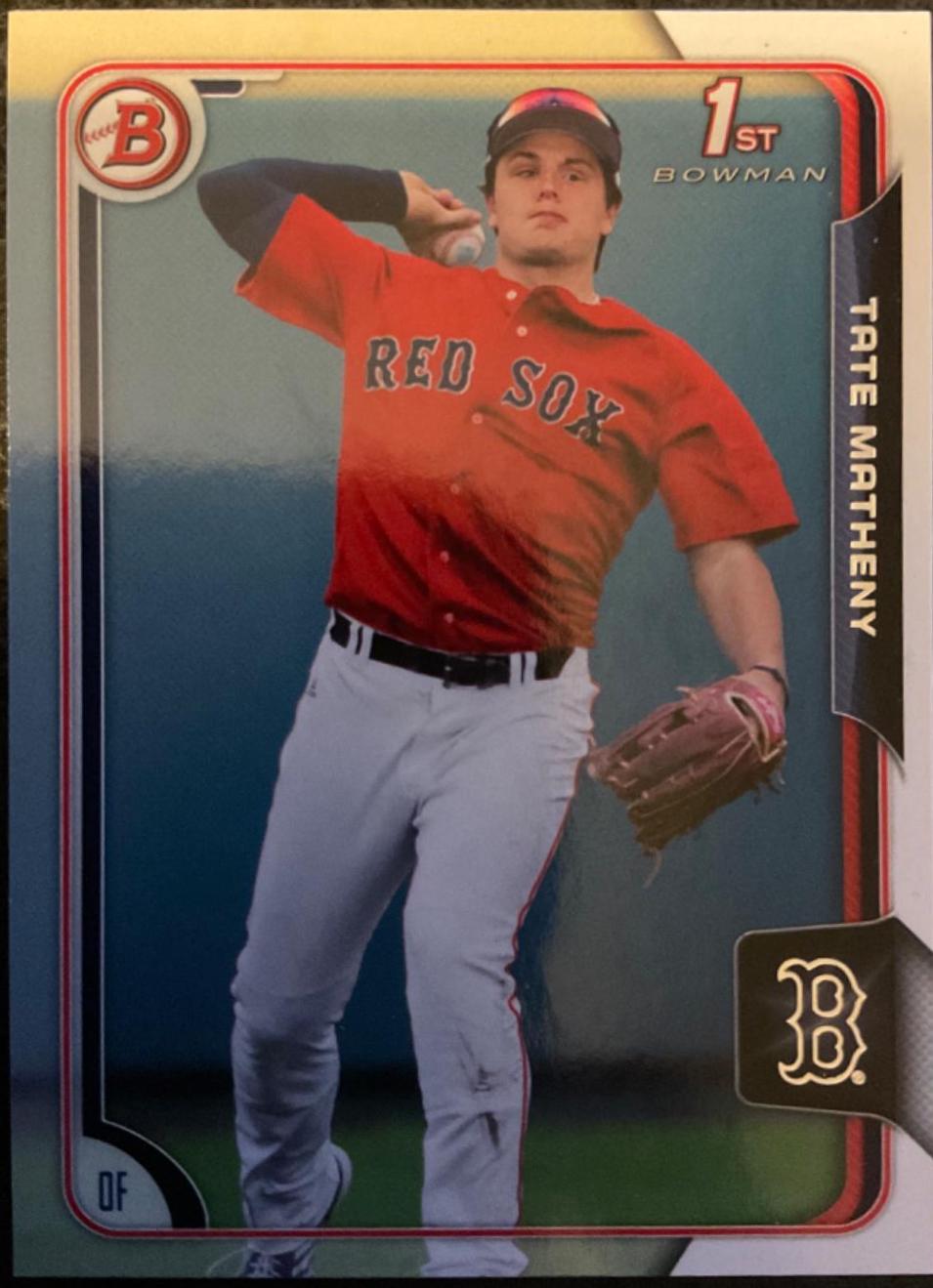 Tate Matheny #89 Baseball Cards 2015 Bowman
