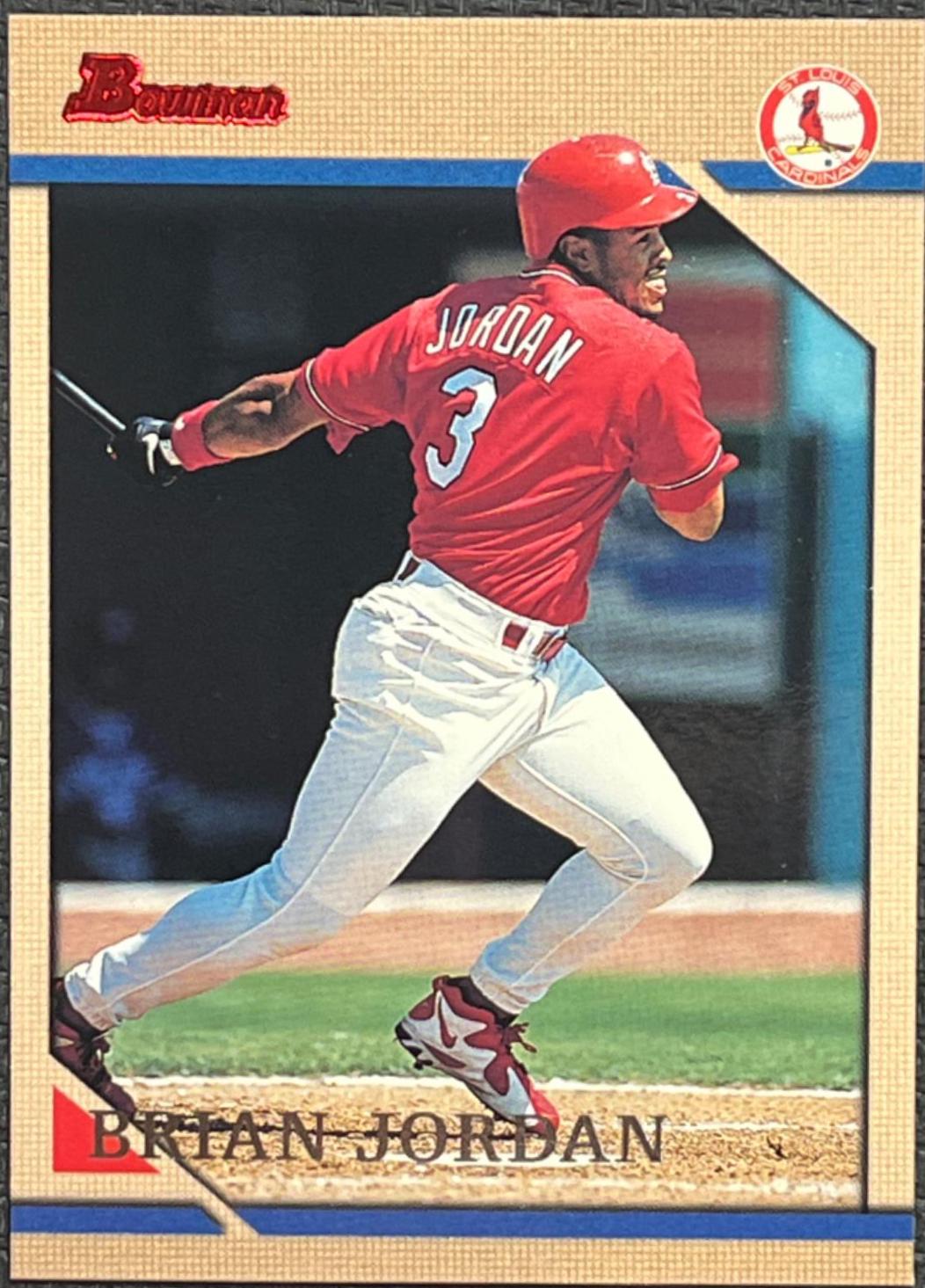 Brian Jordon #33 Baseball Cards 1996 Bowman