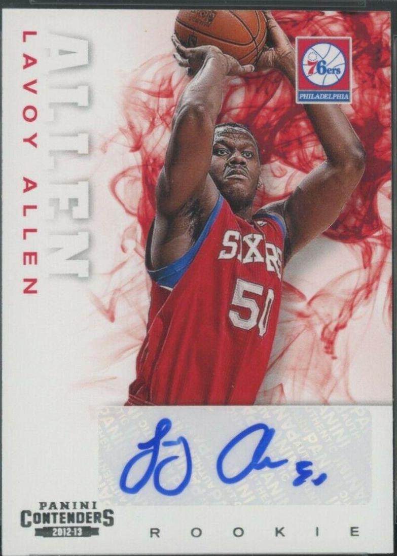 Lavoy Allen Autograph #281 2012 Panini Contenders Basketball