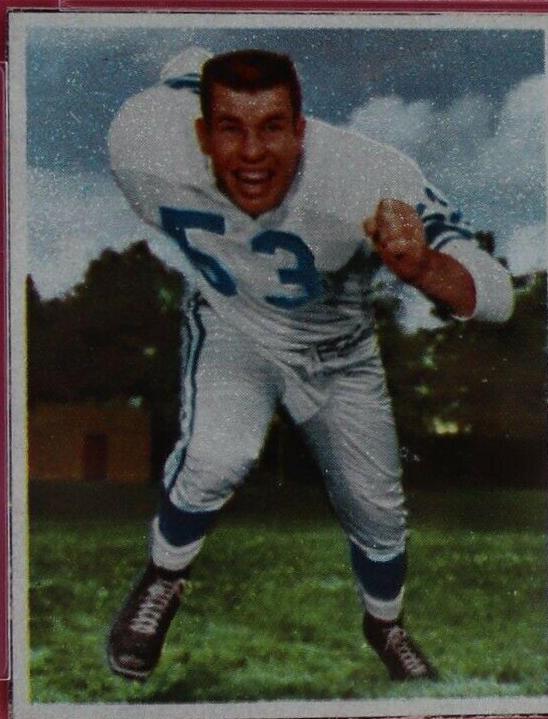 Bill Glass #49 Football Cards 1962 Post Cereal