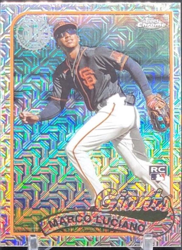 Marco Luciano #T89C-15 Baseball Cards 2024 Topps 1989 Chrome Silver Pack