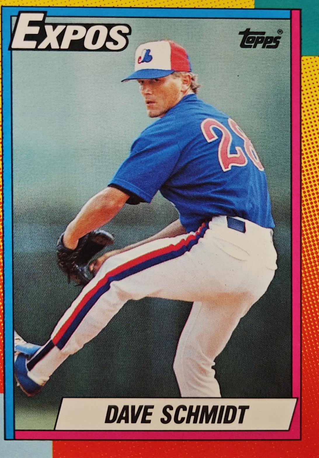 Dave Scmidt #112T Baseball Cards 1990 Topps Traded Tiffany