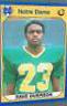 Dave Duerson #46 Football Cards 1990 Notre Dame Collegiate Collection