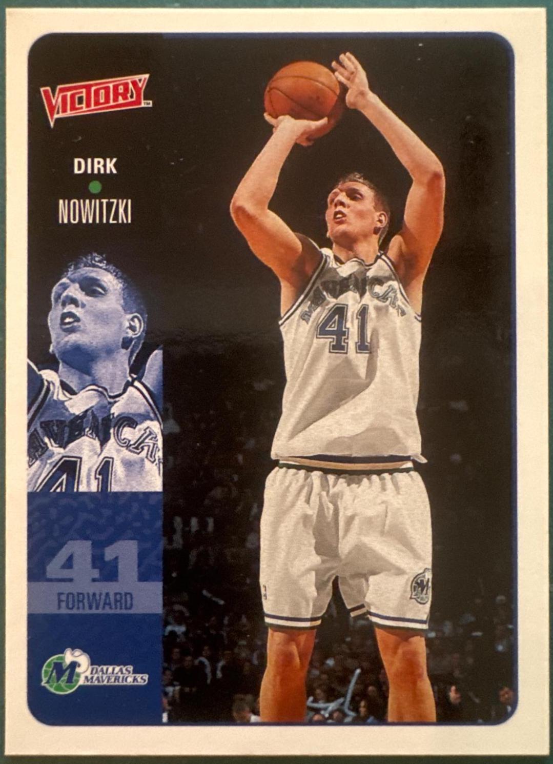 Dirk Nowitzki #42 Basketball Cards 2000 Ultimate Victory