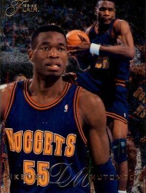 Dikembe Mutombo #31 Basketball Cards 1995 Flair