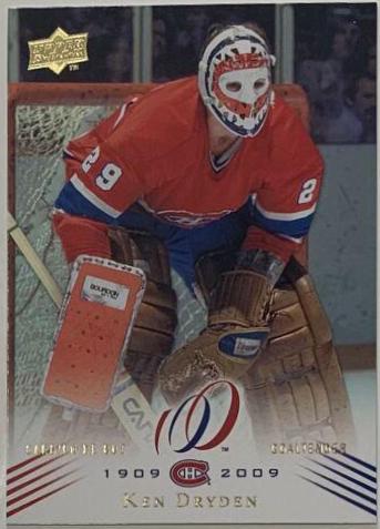 Ken Dryden #8 Hockey Cards 2008 Upper Deck Montreal Canadiens Centennial