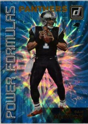 Cam Newton #PF 15 Football Cards 2019 Donruss Power Formulas
