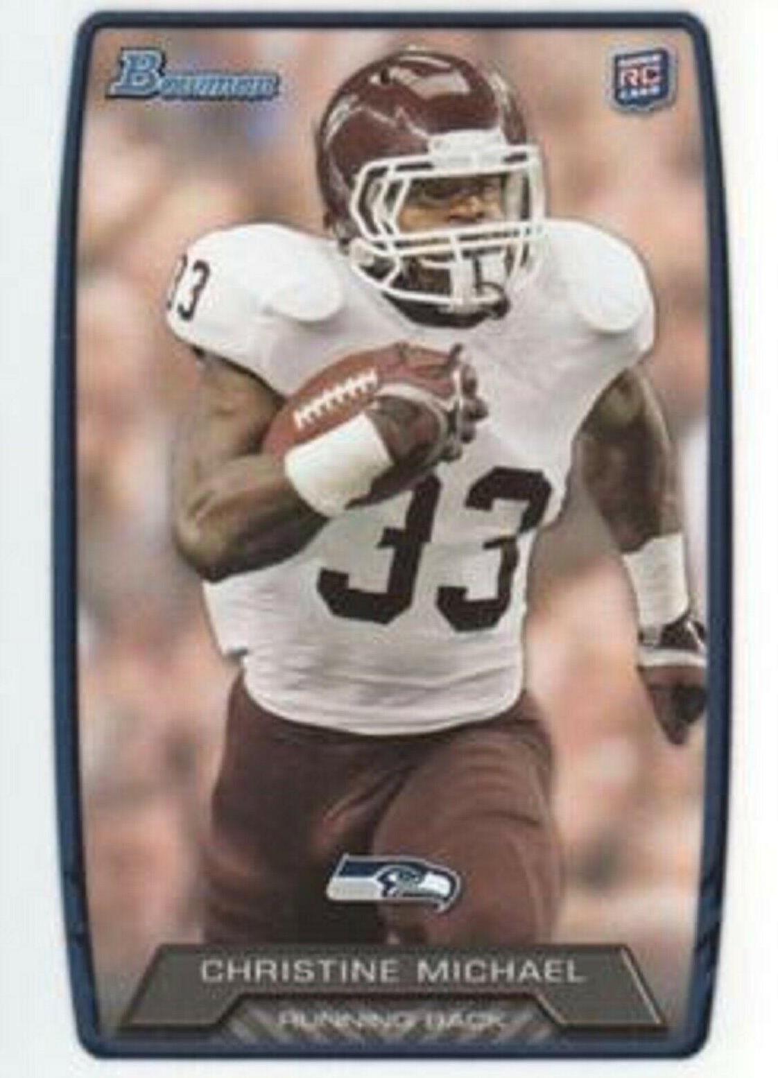 Christine Michael #138 Football Cards 2013 Bowman