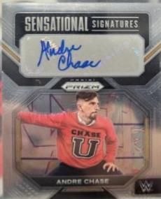 Andre Chase #SN-ACH Wrestling Cards 2023 Panini Prizm WWE Sensational Signatures