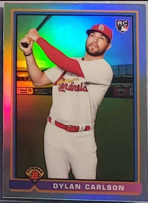 Dylan Carlson #91B-DC Baseball Cards 2021 Bowman 1991