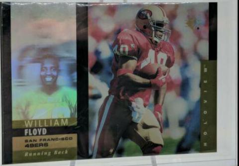 William Floyd #25 Football Cards 1995 SP Holoview