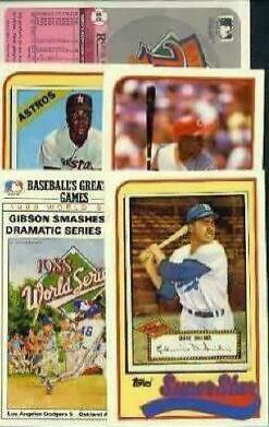 1975 World Series Game 6 #1 Baseball Cards 1989 Topps Ljn Baseball Talk