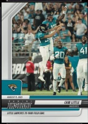 Cam Little #15 2025 Panini Instant Football