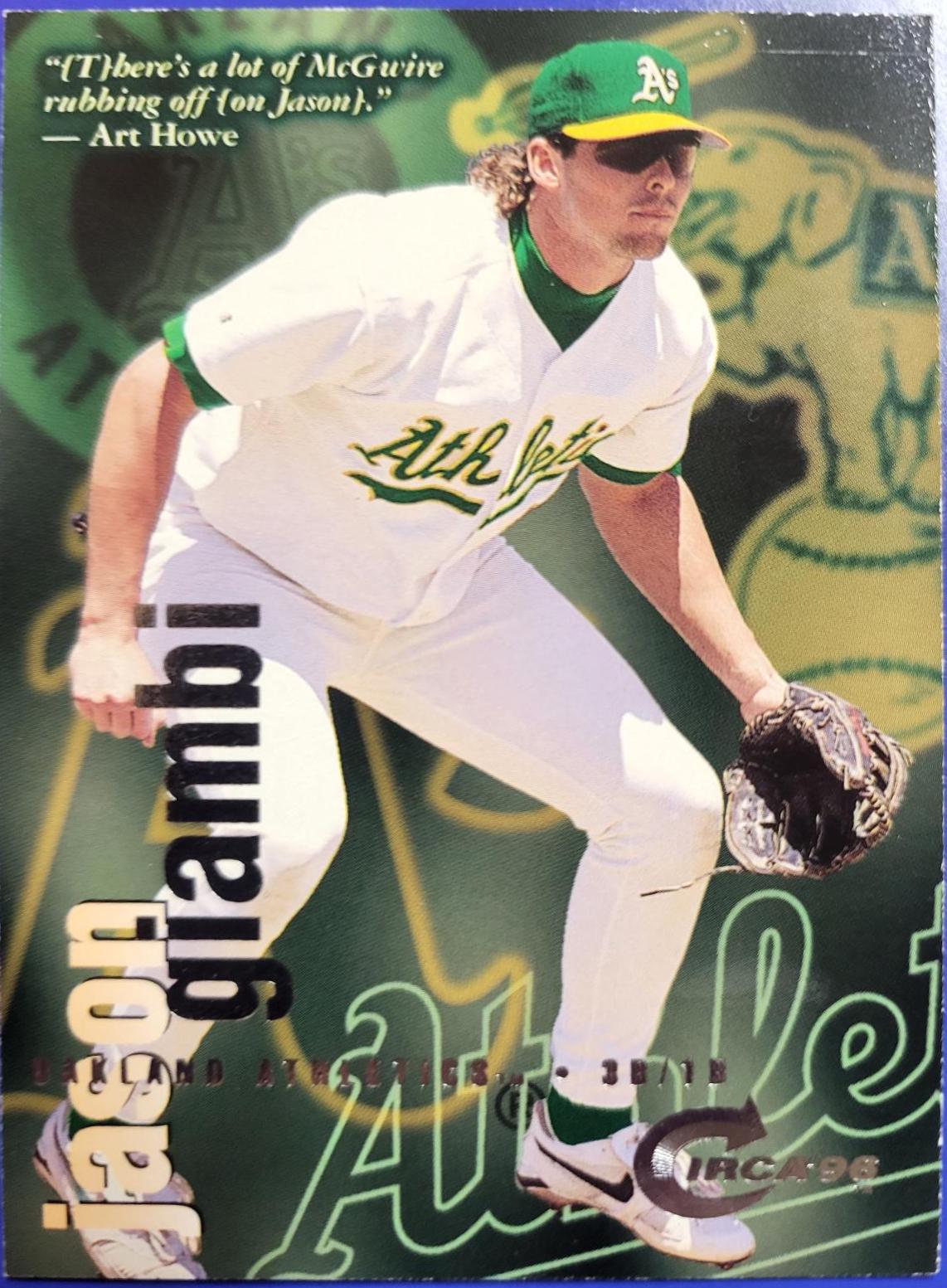 Jason Giambi #72 Baseball Cards 1996 Circa