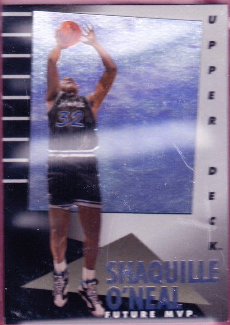 Shaquille O'neal #35 Basketball Cards 1992 Upper Deck Holograms