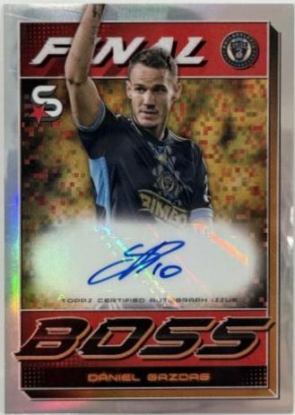 Daniel Gazdag #FBA-DG Soccer Cards 2024 Topps Superstars MLS Final Boss Autograph