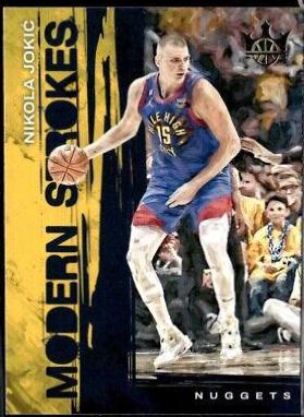 Nikola Jokic #10 Basketball Cards 2023 Panini Court Kings Modern Strokes