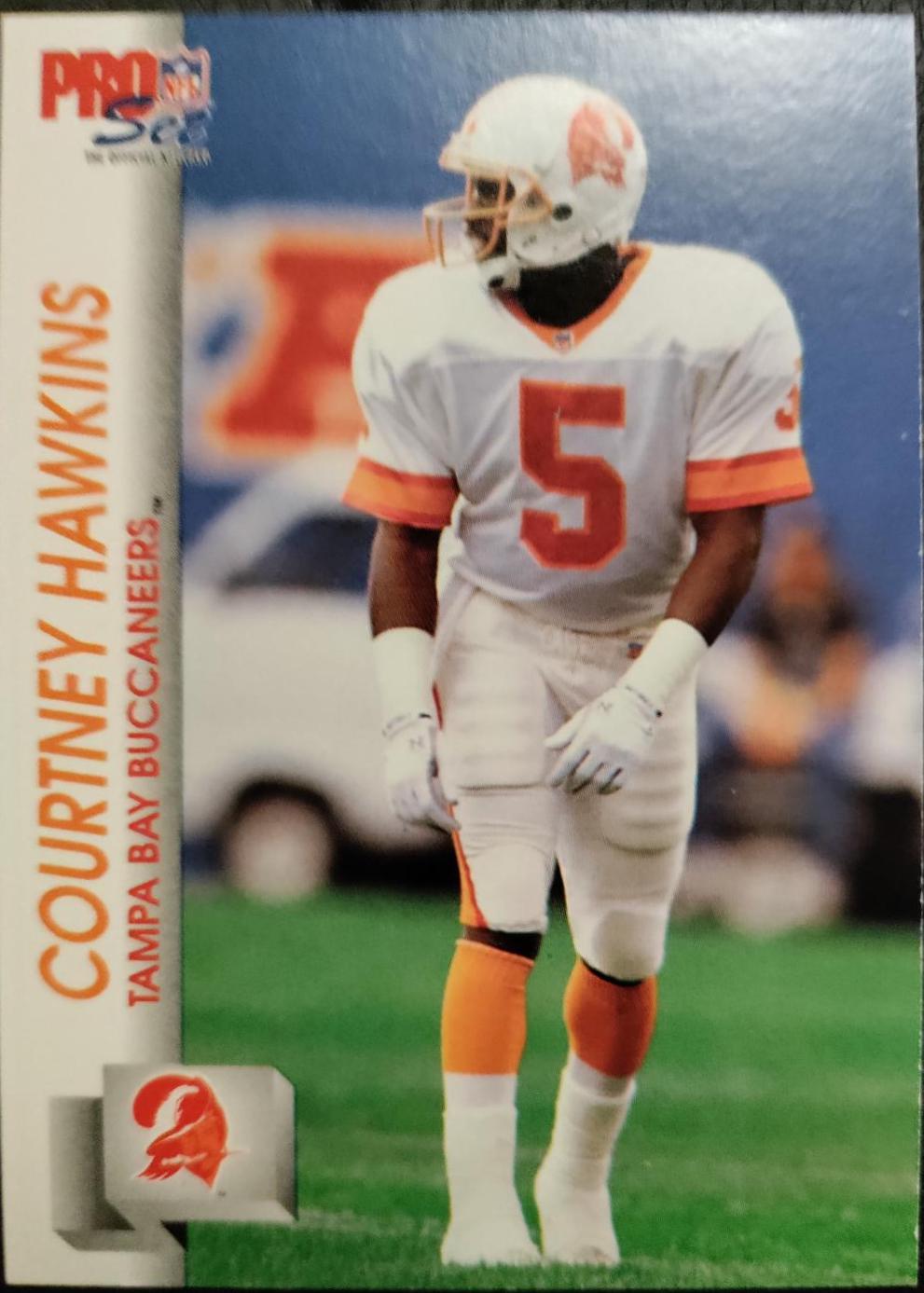 Courtney Hawkins #668 Football Cards 1992 Pro Set