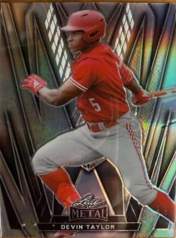 Devin Taylor #15 2024 Leaf Metal Baseball
