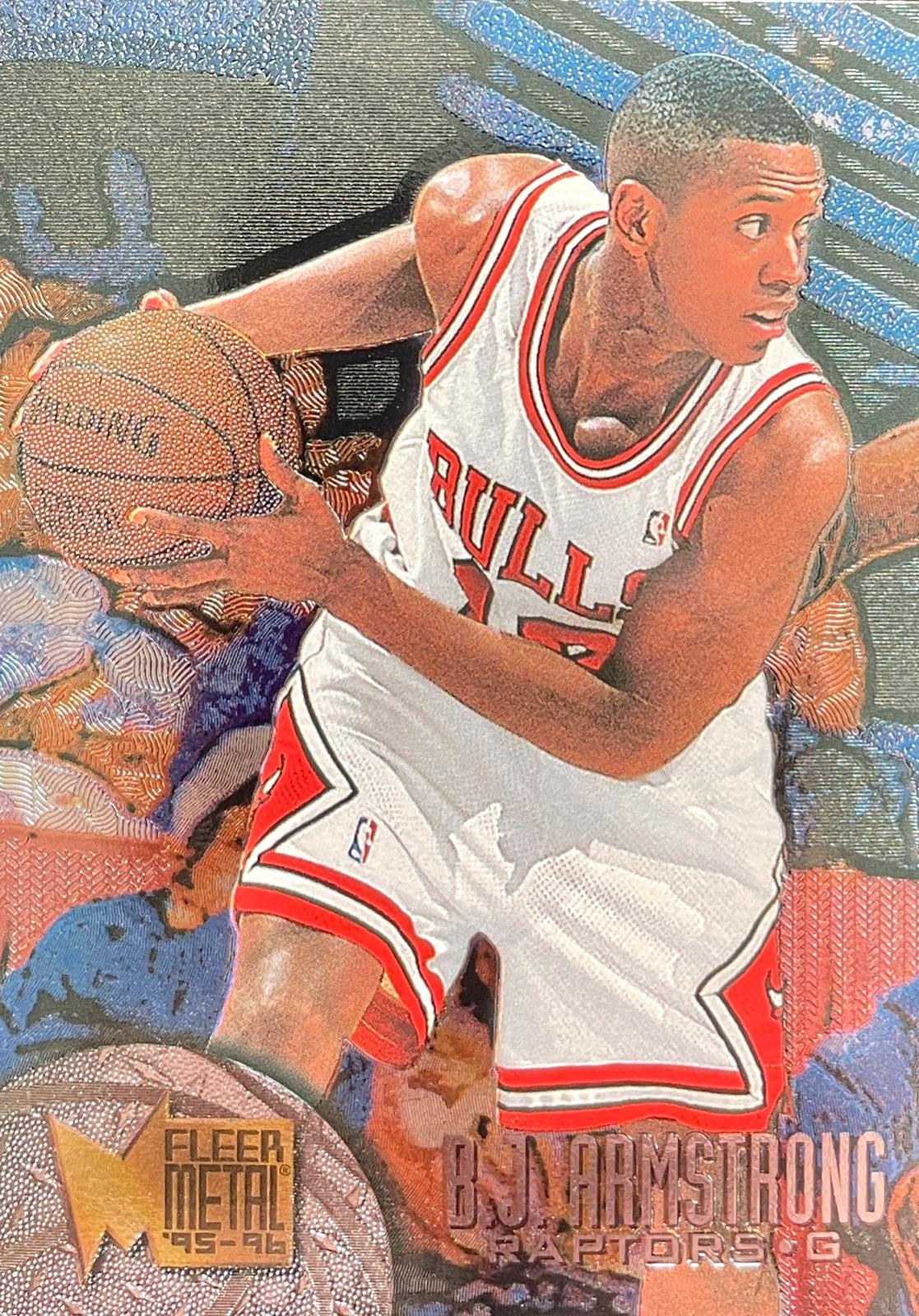 B.J. Armstrong #105 Basketball Cards 1995 Metal