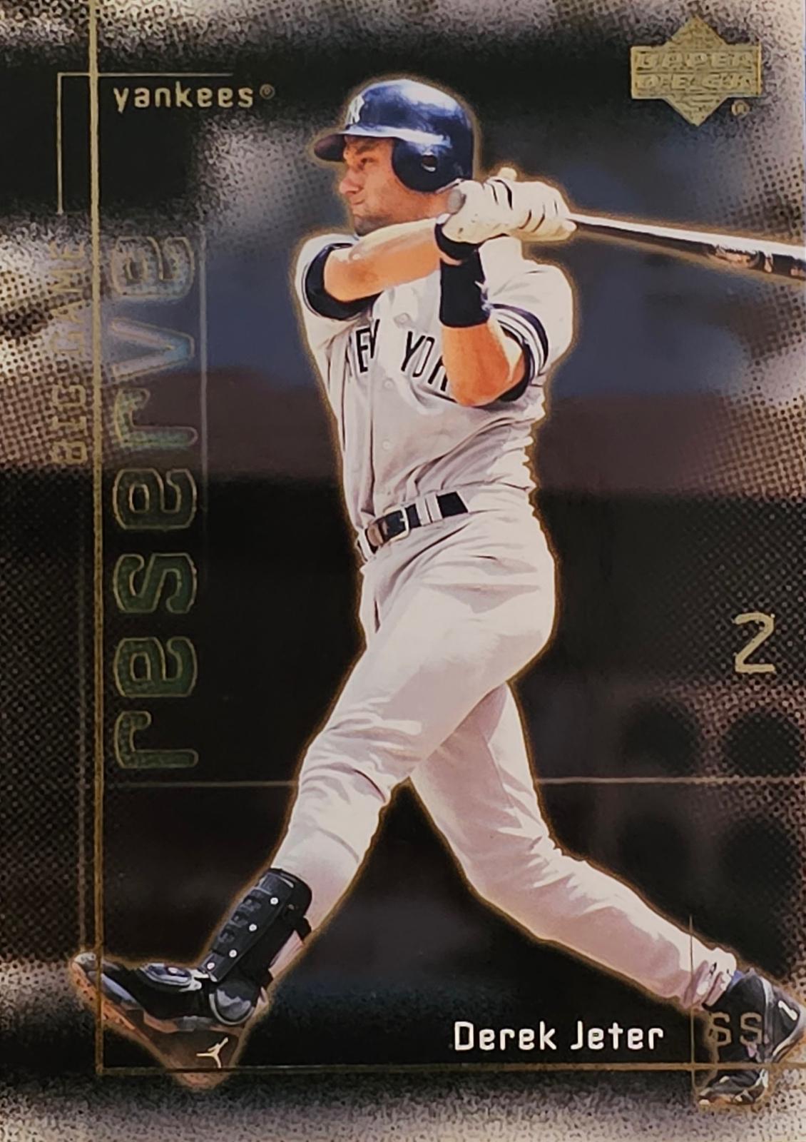 Derek Jeter #BG4 Baseball Cards 2001 Upper Deck Reserve Big Game