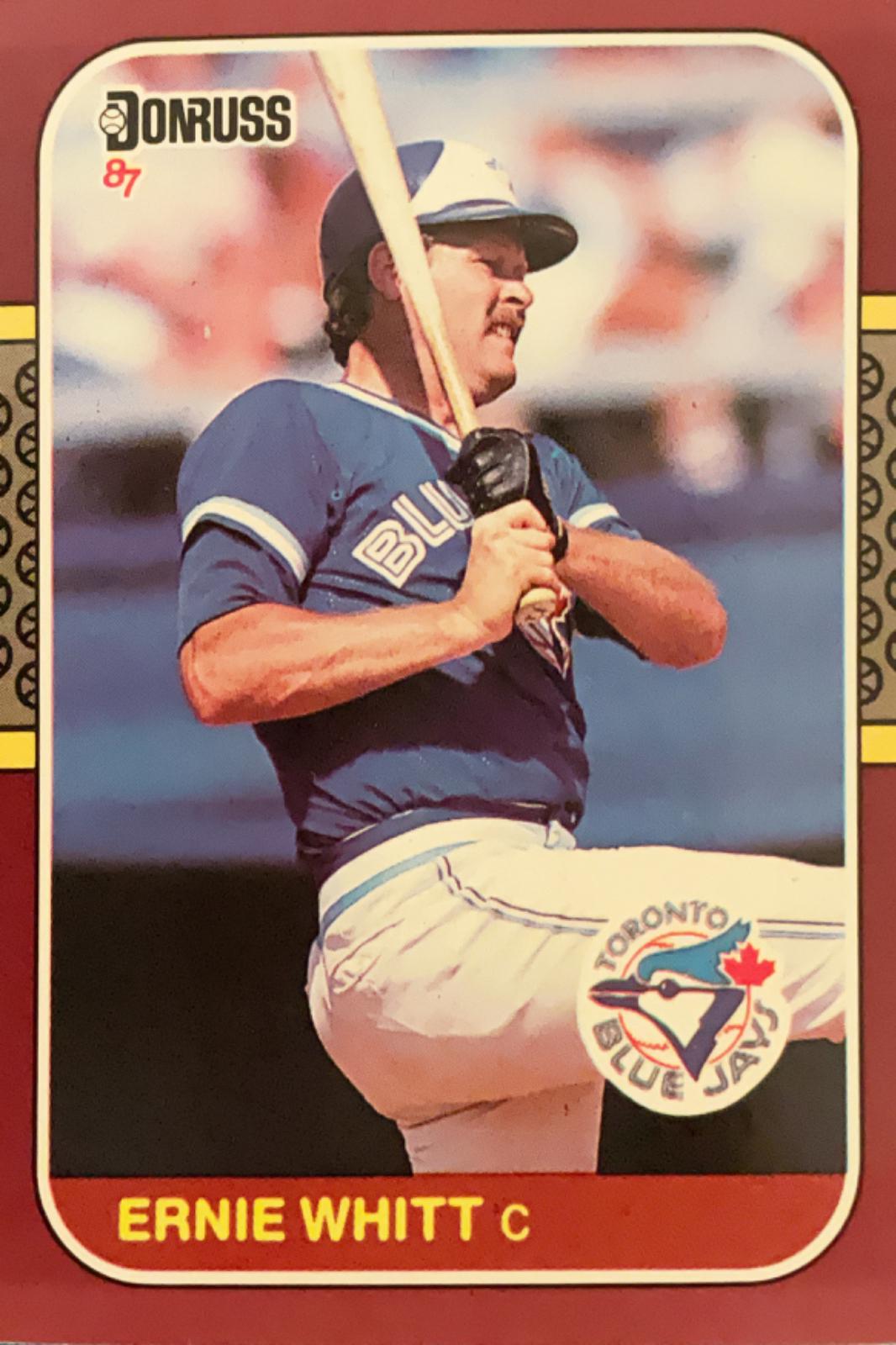 Ernie Whitt #33 Baseball Cards 1987 Donruss Opening Day