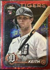 Colt Keith [Red Speckle Refractor Image Variation] #USC8 Baseball Cards 2024 Topps Chrome Update Prices