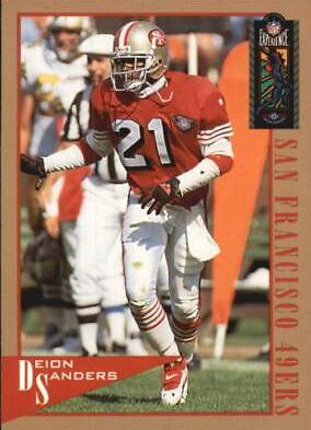 Deion Sanders #94 Football Cards 1995 Classic NFL Experience