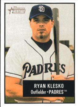 Ryan Klesko #9 Baseball Cards 2003 Bowman Heritage