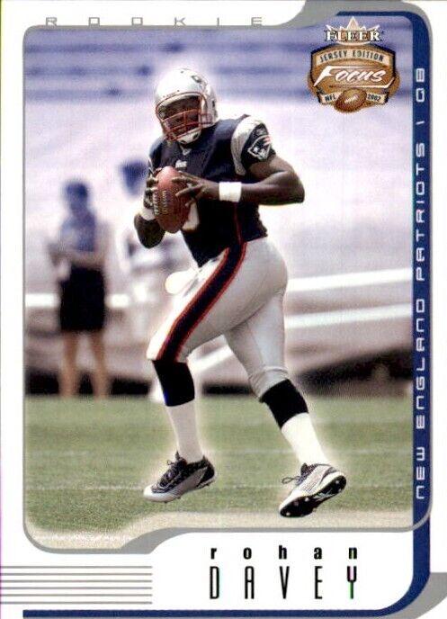 Rohan Davey #102 2002 Fleer Focus Jersey Edition Football
