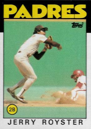 1986 Jerry Royster #118