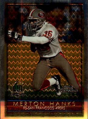 Merton Hanks #13 Football Cards 1996 Topps Chrome