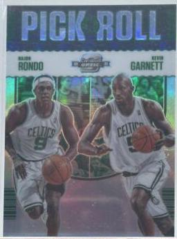 Rajon Rondo/Kevin Garnett #15 Basketball Cards 2020 Panini Contenders Optic Pick n Roll