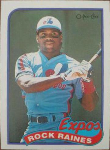 Rock Raines #87 Baseball Cards 1989 O Pee Chee